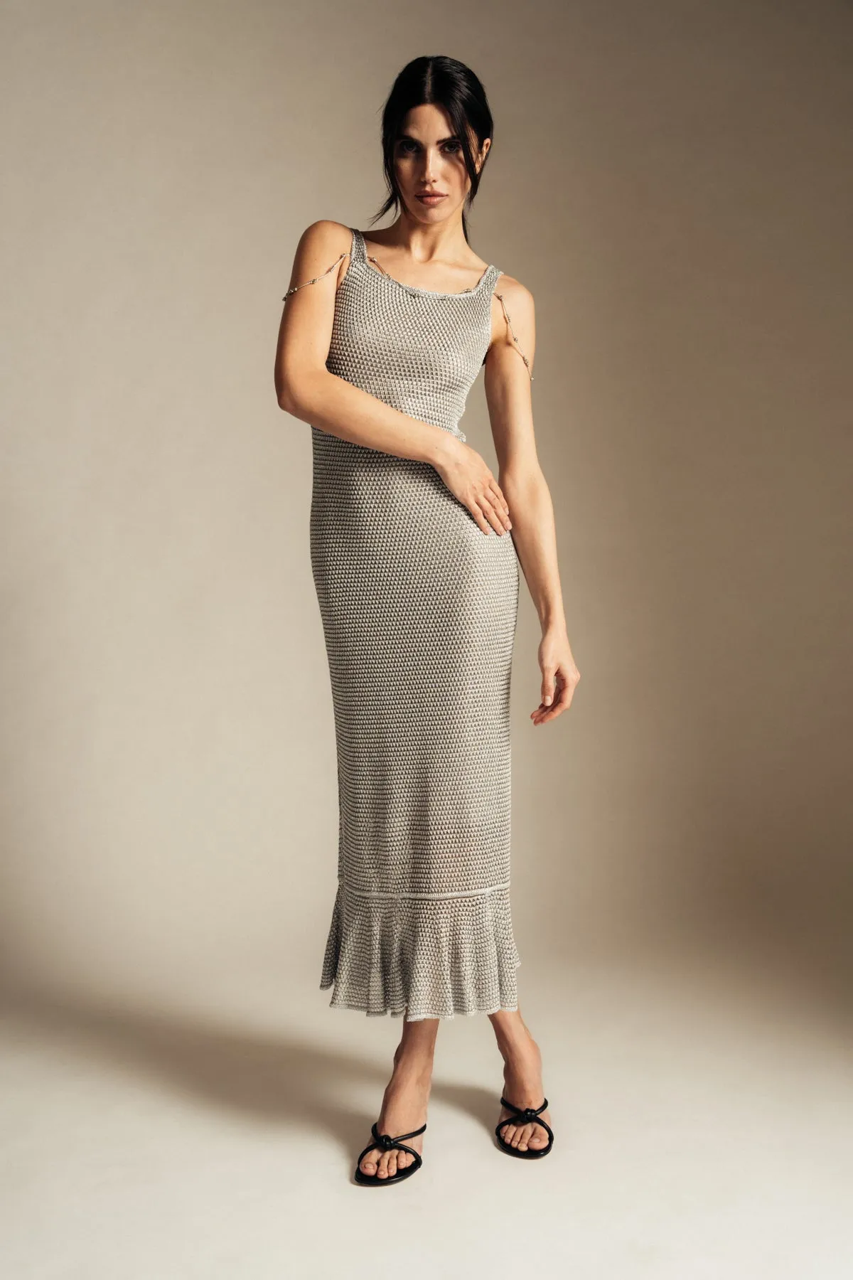 LANVIN | LONG SLEEVELESS DRESS