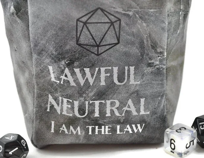 Lawful Neutral Dice Bag, Tan