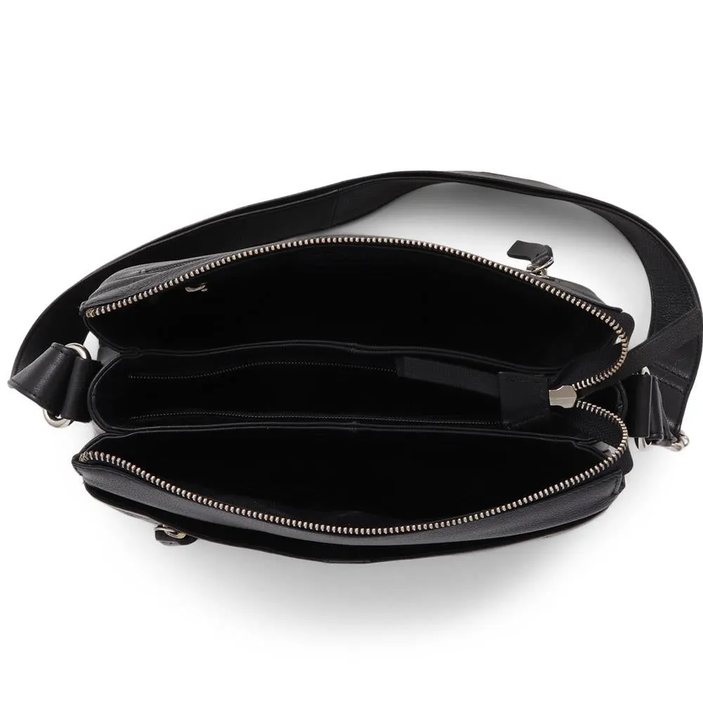 Leather Zip-Close Shoulder Bag - JEWN39003 / 325 229