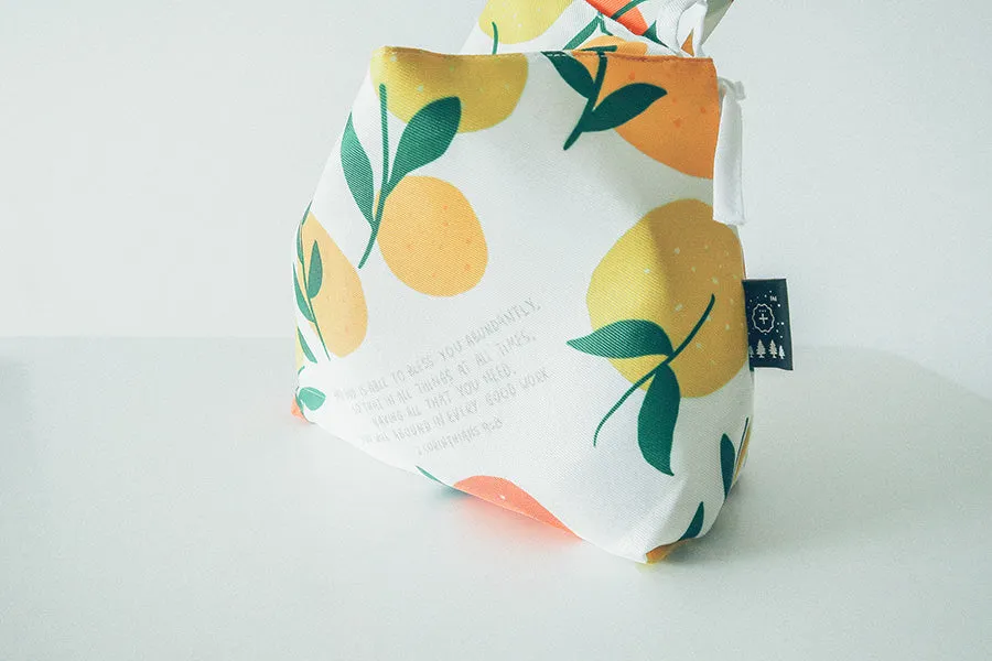 Lemon And Oranges - God Is Able To Bless You Abundantly {Lunch Bag}
