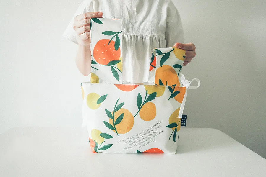 Lemon And Oranges - God Is Able To Bless You Abundantly {Lunch Bag}