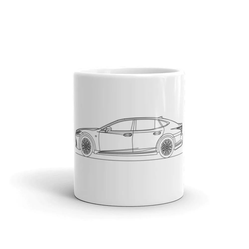 Lexus LS 500h Silhouette Mug