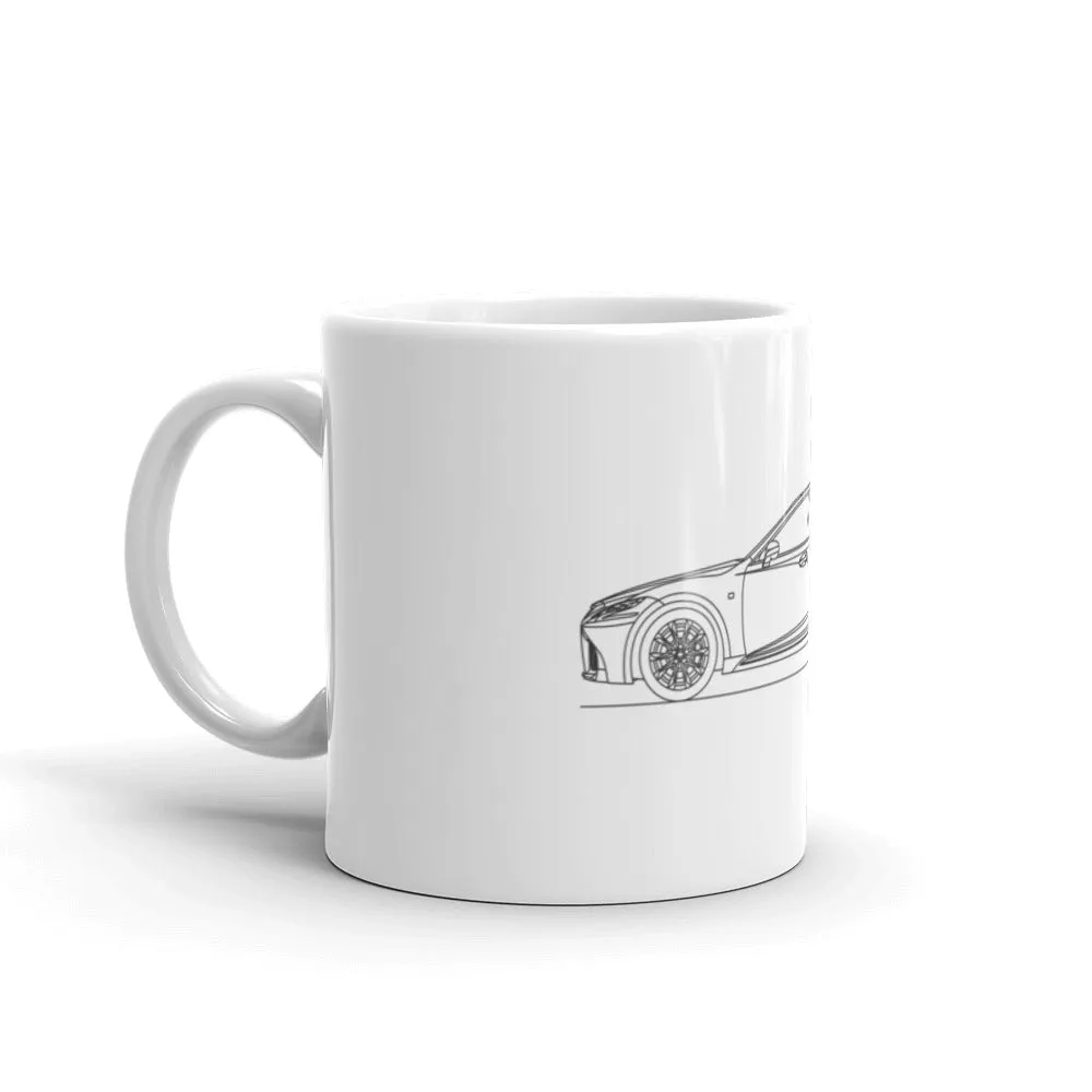 Lexus LS 500h Silhouette Mug