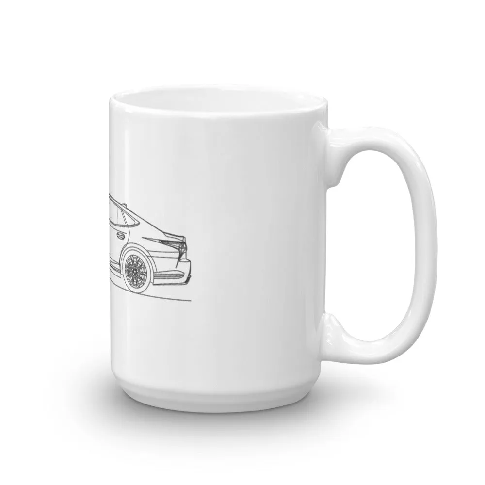 Lexus LS 500h Silhouette Mug
