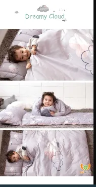 LOLBaby Microfiber Nap Bedding Set - Dreamy Cloud