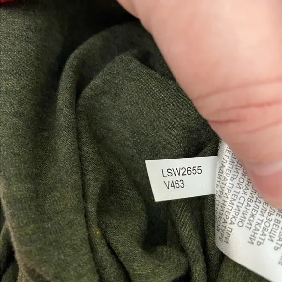 Lole’ long sleeve dress in olive green woman’s Sz XS.  F-01