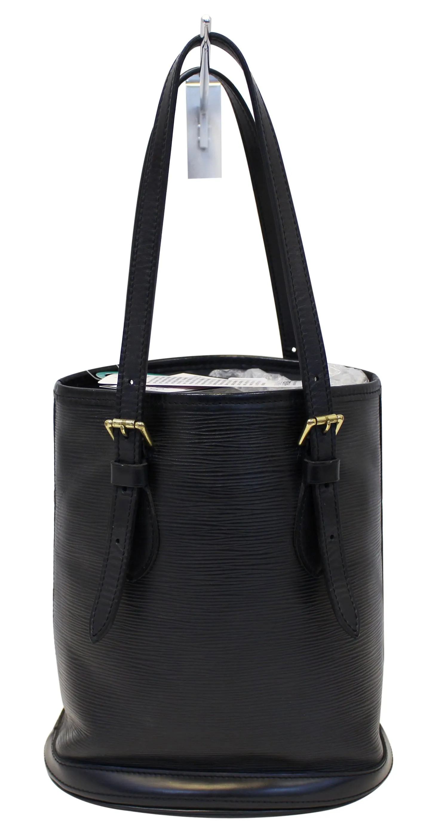LOUIS VUITTON Black Epi Leather Petite Bucket Shoulder Bag - Last Call