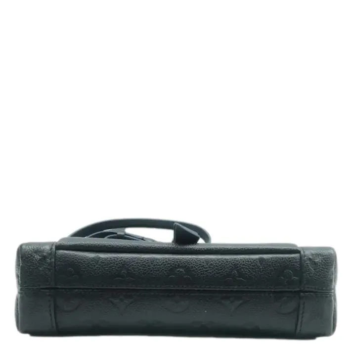 LOUIS VUITTON Blanche BB Empreinte Leather Shoulder Bag Black