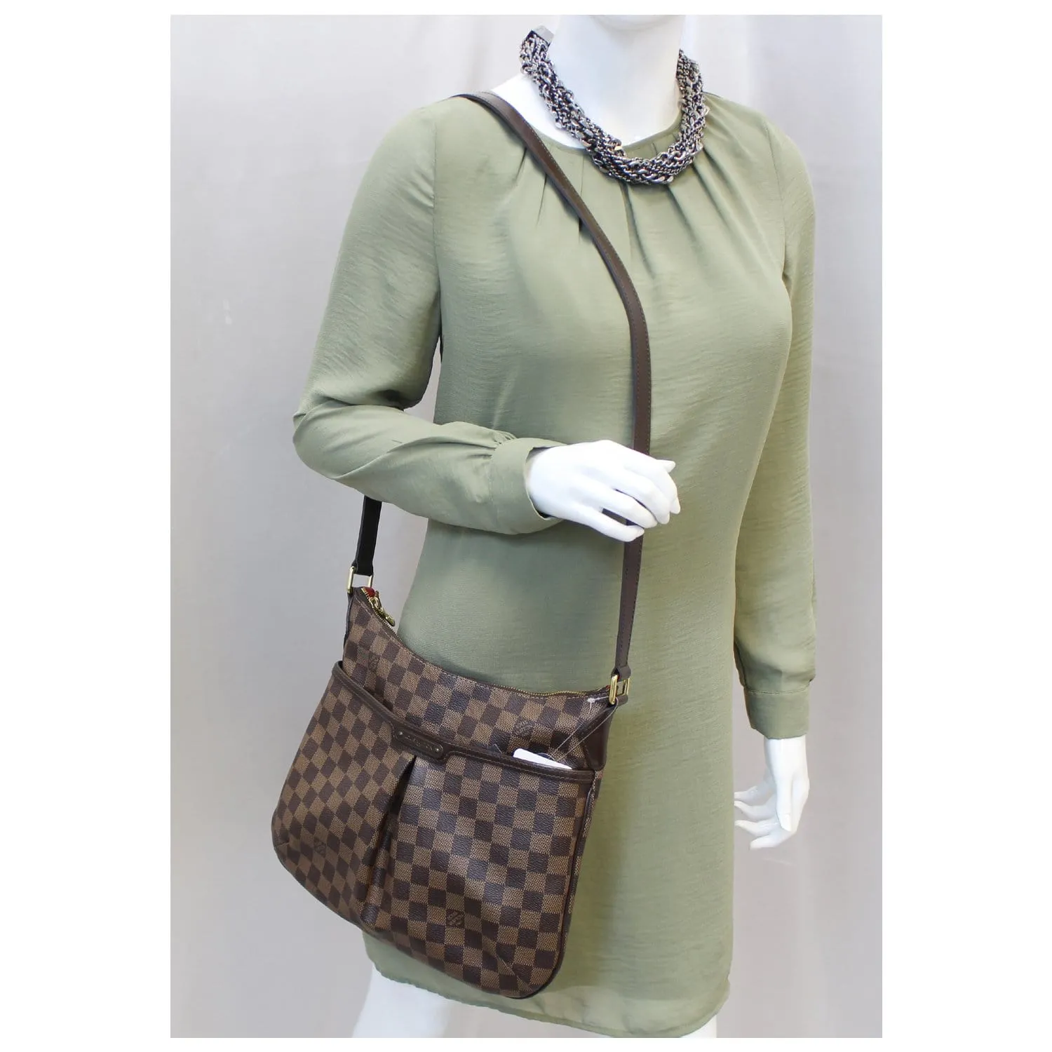LOUIS VUITTON Bloomsbury PM Damier Ebene Shoulder Bag
