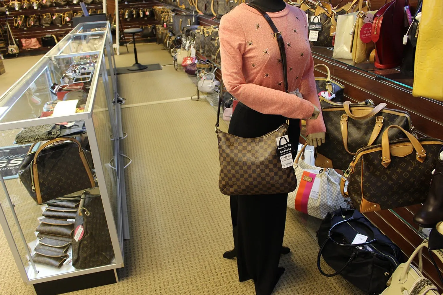 LOUIS VUITTON Bloomsbury PM Damier Ebene Shoulder Bag