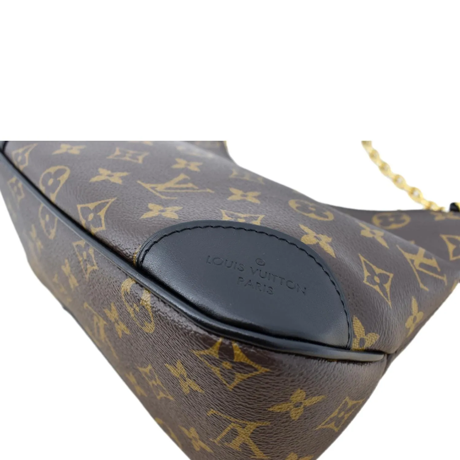 LOUIS VUITTON Boulogne NM Monogram Canvas Shoulder Bag Brown