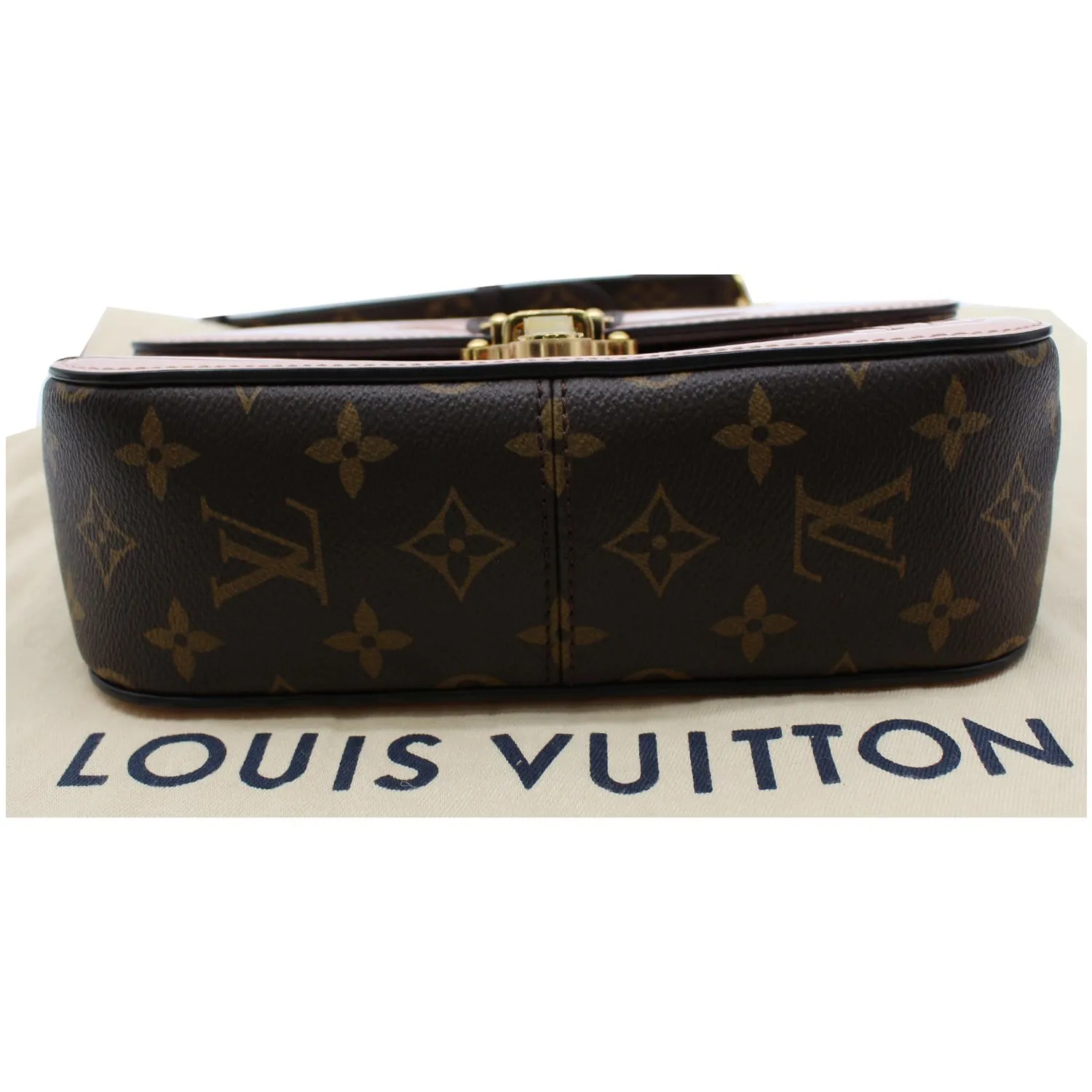 LOUIS VUITTON Cherrywood BB Patent Leather Shoulder Bag Rose Ballerine - 25% OFF
