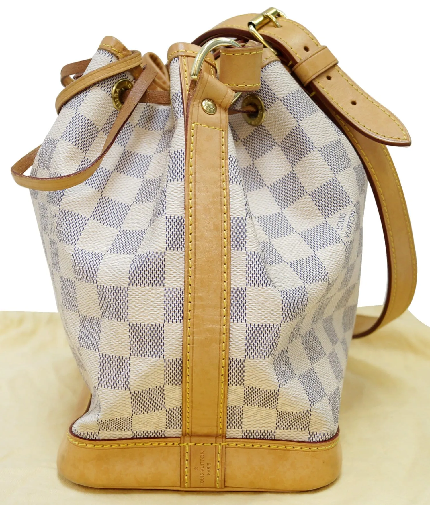 LOUIS VUITTON Damier Azur Canvas Noe BB Shoulder Crossbody Bag
