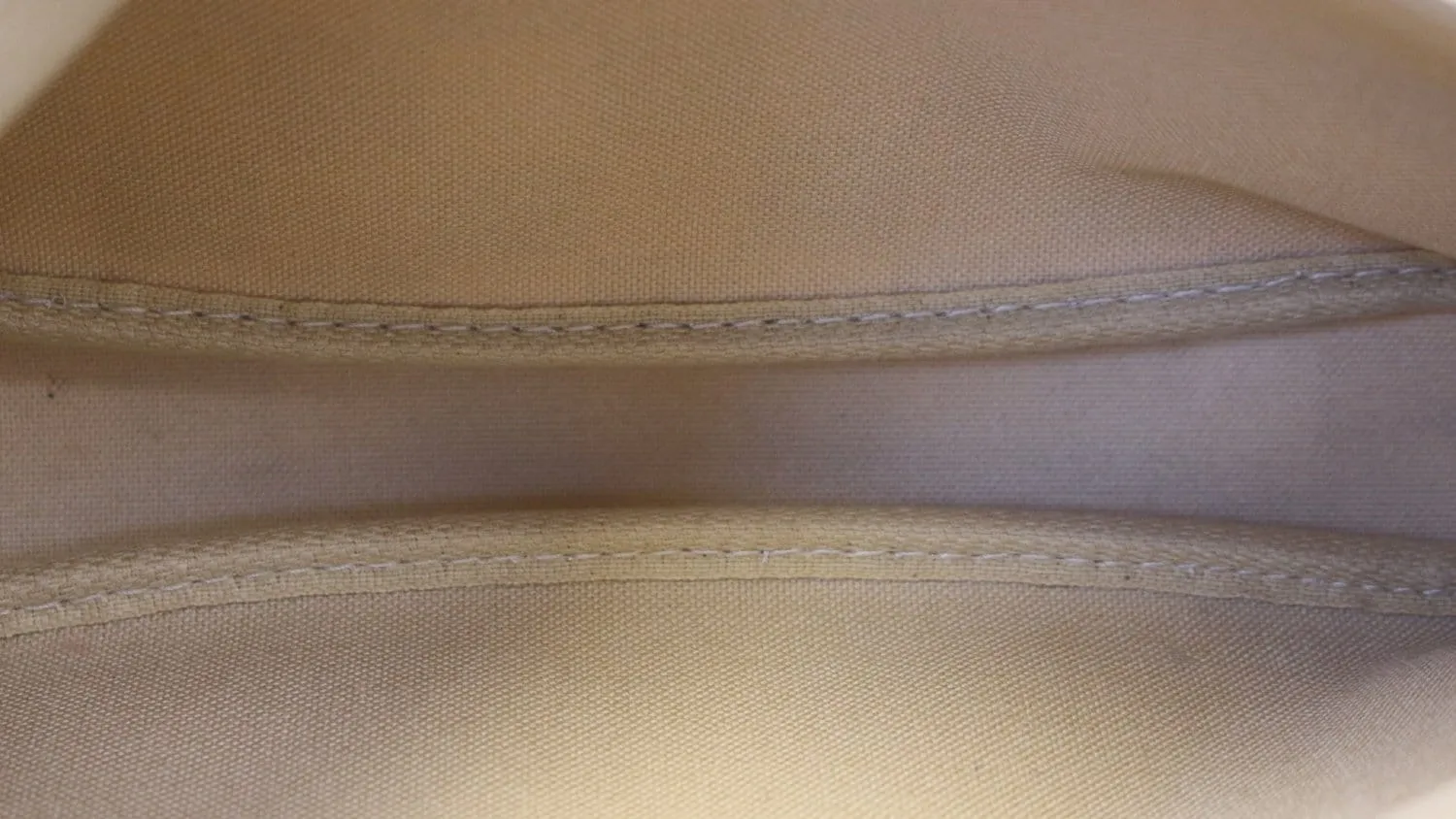 LOUIS VUITTON Damier Azur White Pochette Accessoires Pouch