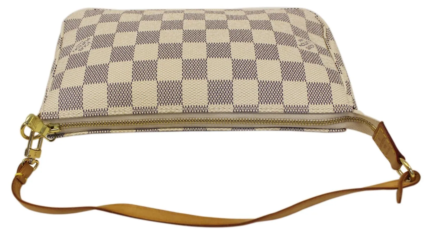 LOUIS VUITTON Damier Azur White Pochette Accessoires Pouch