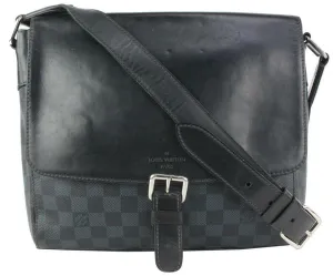 Louis Vuitton Damier Cobalt Newport PM Messenger Crossbody Bag 910lv90