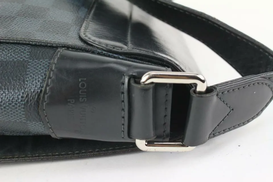 Louis Vuitton Damier Cobalt Newport PM Messenger Crossbody Bag 910lv90