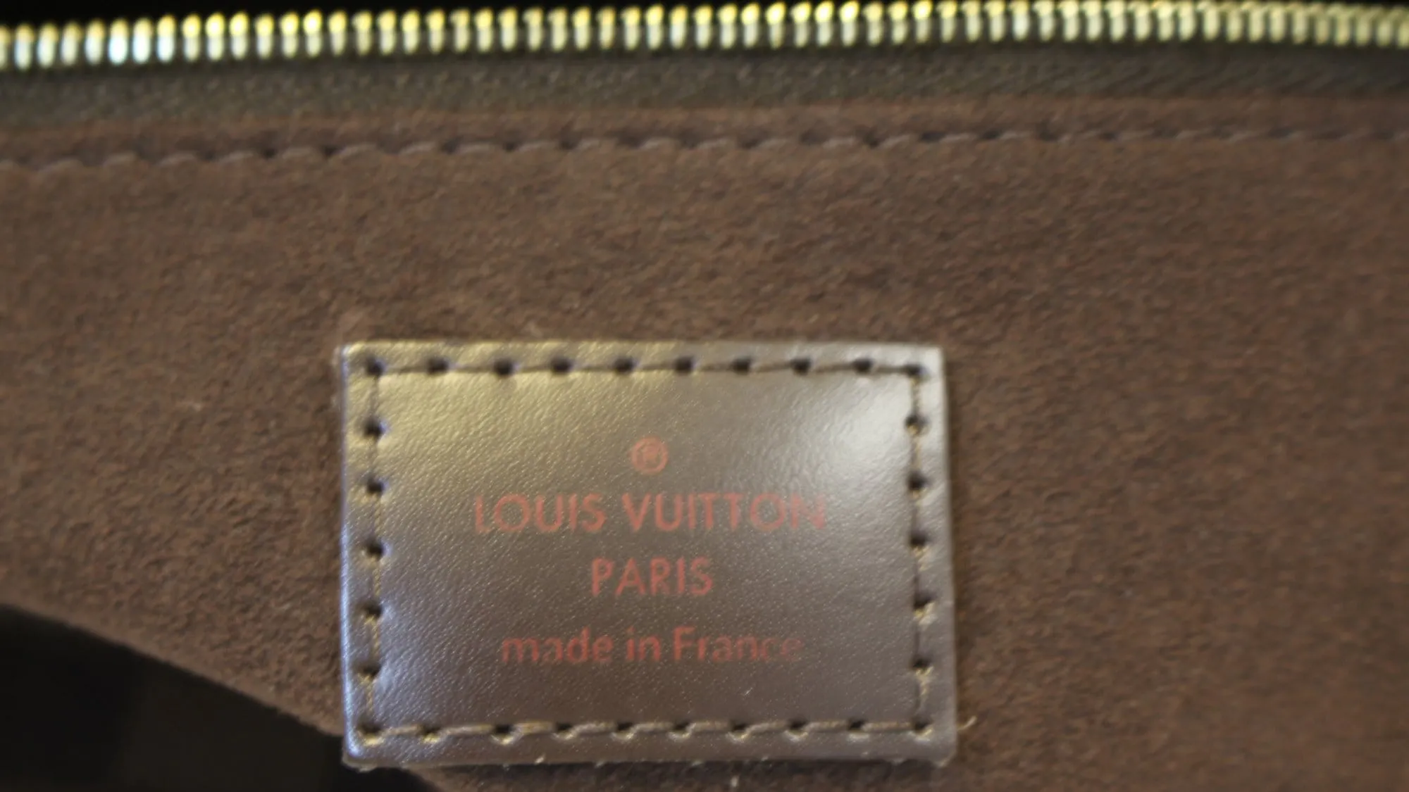 LOUIS VUITTON Damier Ebene Marylebone GM Shoulder Handbag