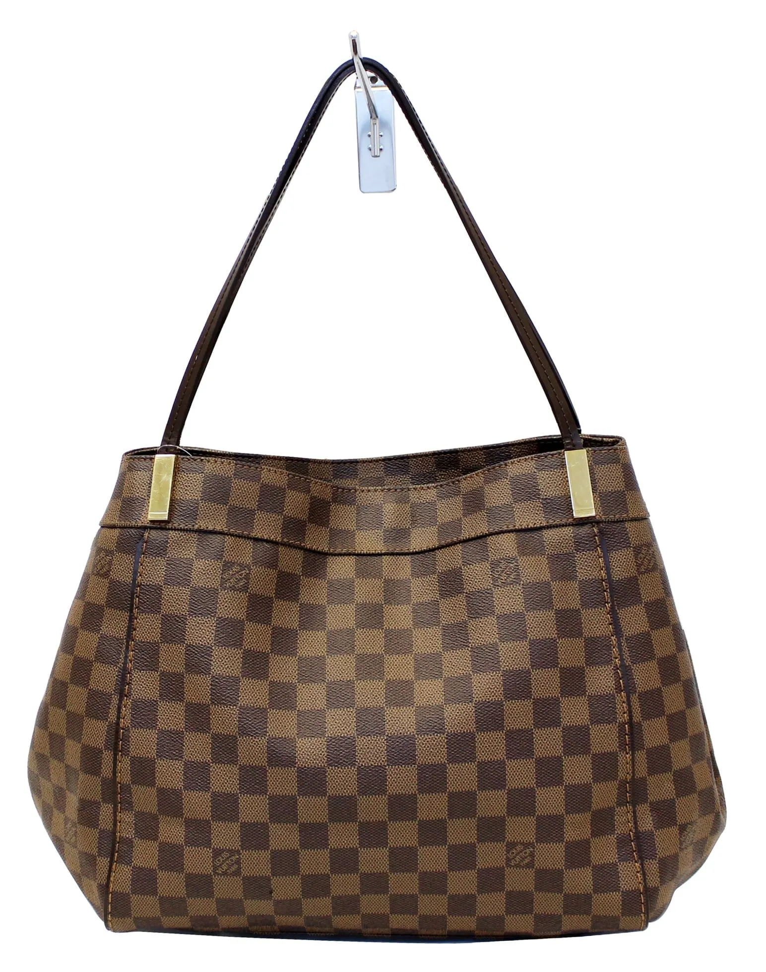 LOUIS VUITTON Damier Ebene Marylebone GM Shoulder Handbag