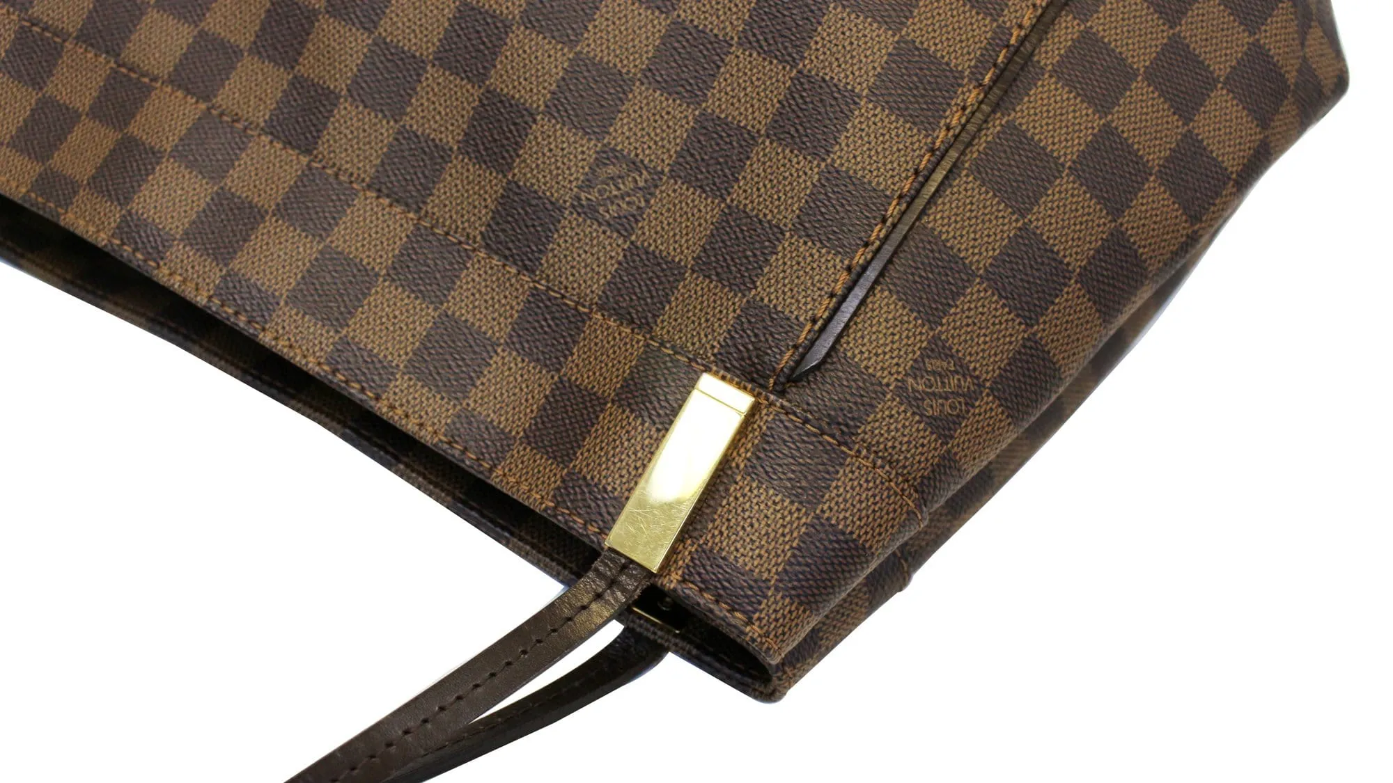 LOUIS VUITTON Damier Ebene Marylebone GM Shoulder Handbag