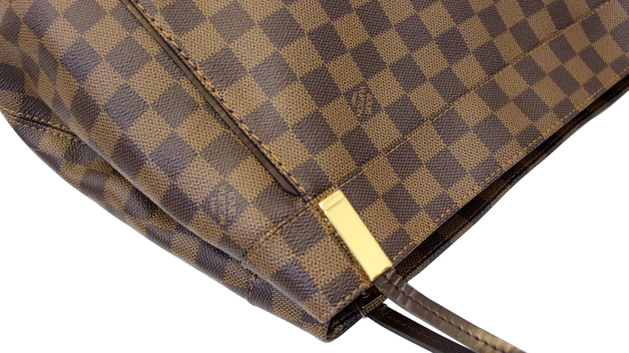 LOUIS VUITTON Damier Ebene Marylebone GM Shoulder Handbag
