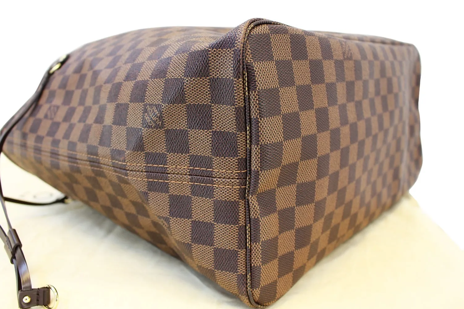 LOUIS VUITTON Damier Ebene Neverfull GM Tote Bag