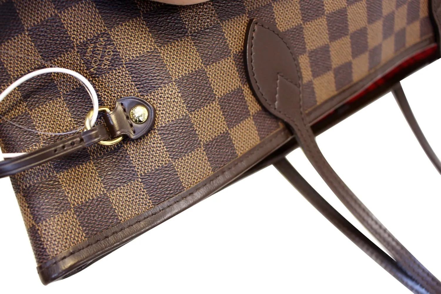 LOUIS VUITTON Damier Ebene Neverfull MM Shoulder Bag
