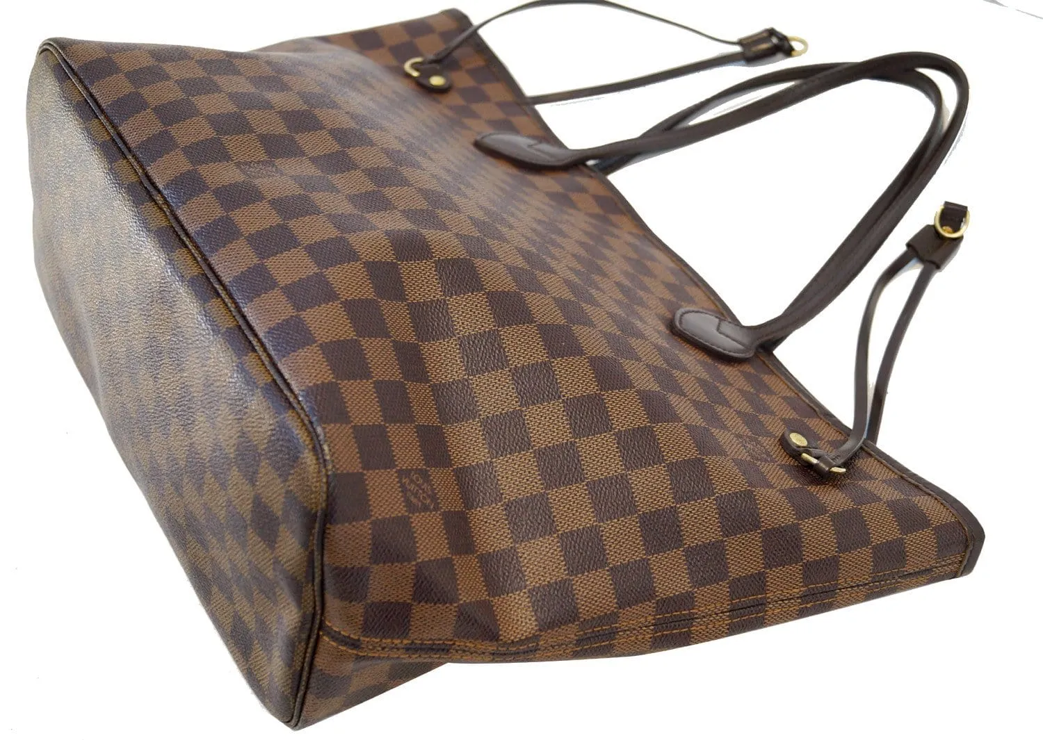 LOUIS VUITTON Damier Ebene Neverfull MM Shoulder Bag