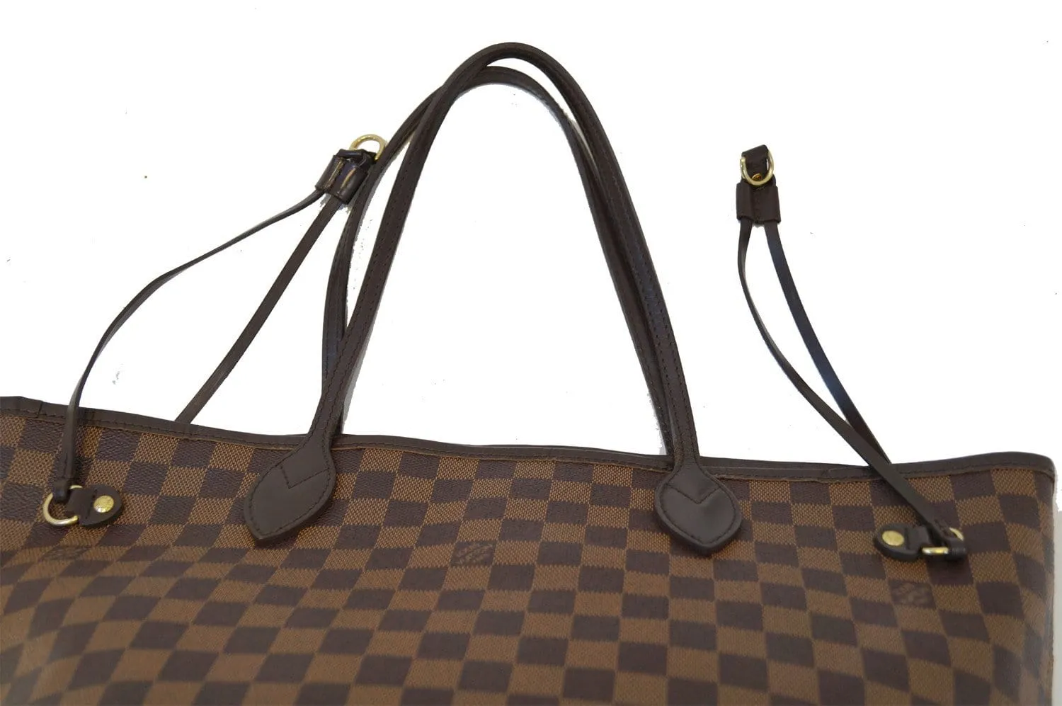 LOUIS VUITTON Damier Ebene Neverfull MM Shoulder Bag