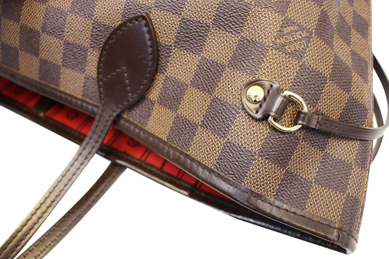 LOUIS VUITTON Damier Ebene Neverfull MM Shoulder Bag