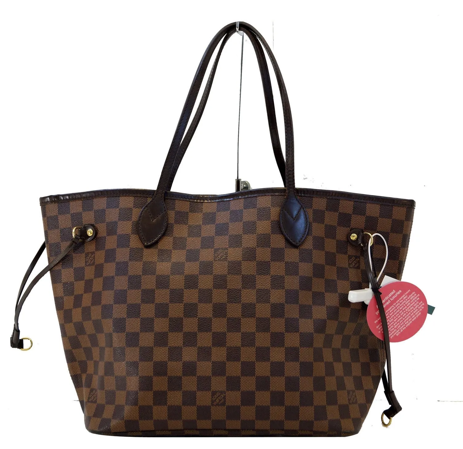 LOUIS VUITTON Damier Ebene Neverfull MM Shoulder Bag