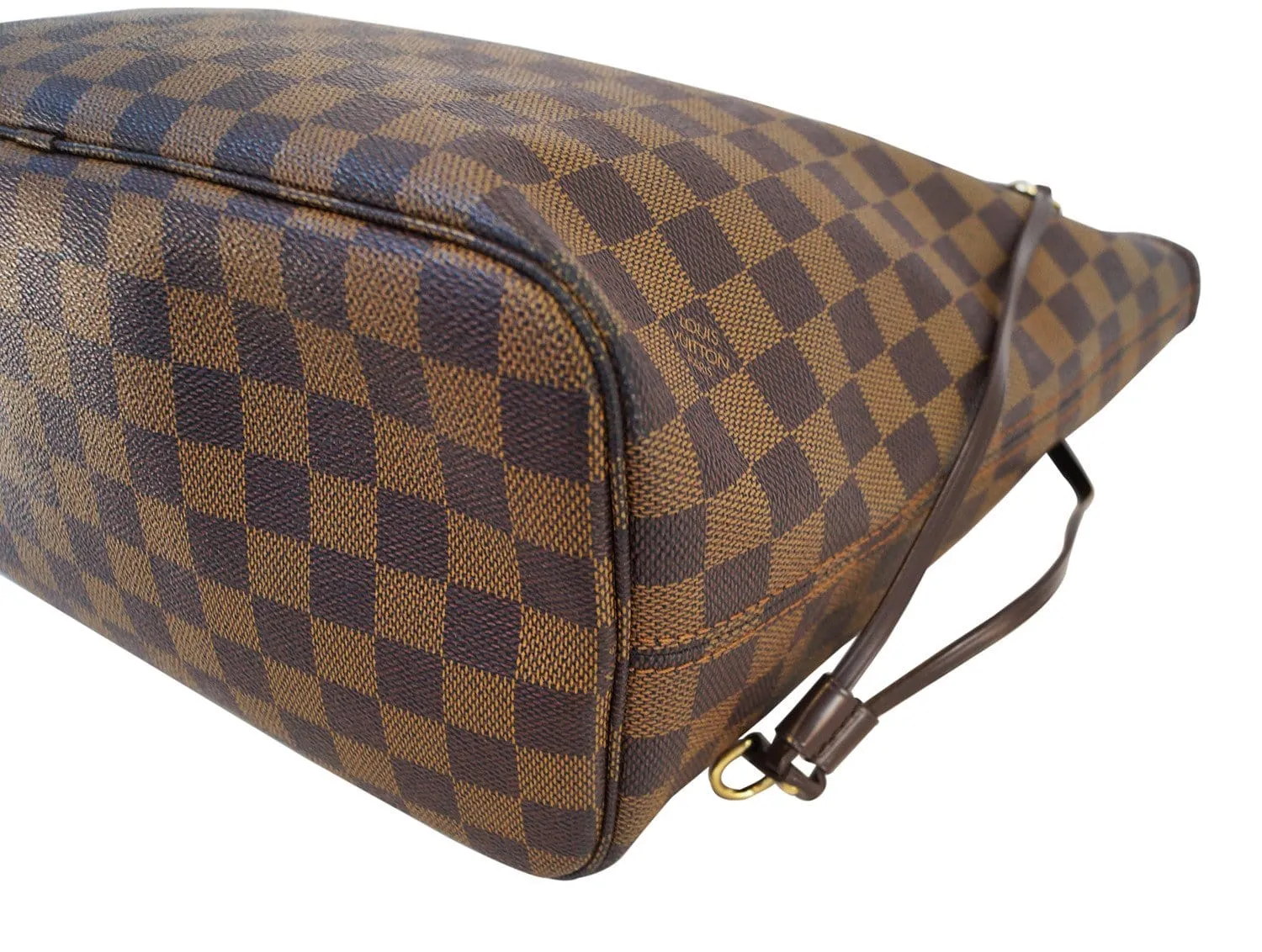 LOUIS VUITTON Damier Ebene Neverfull MM Shoulder Bag