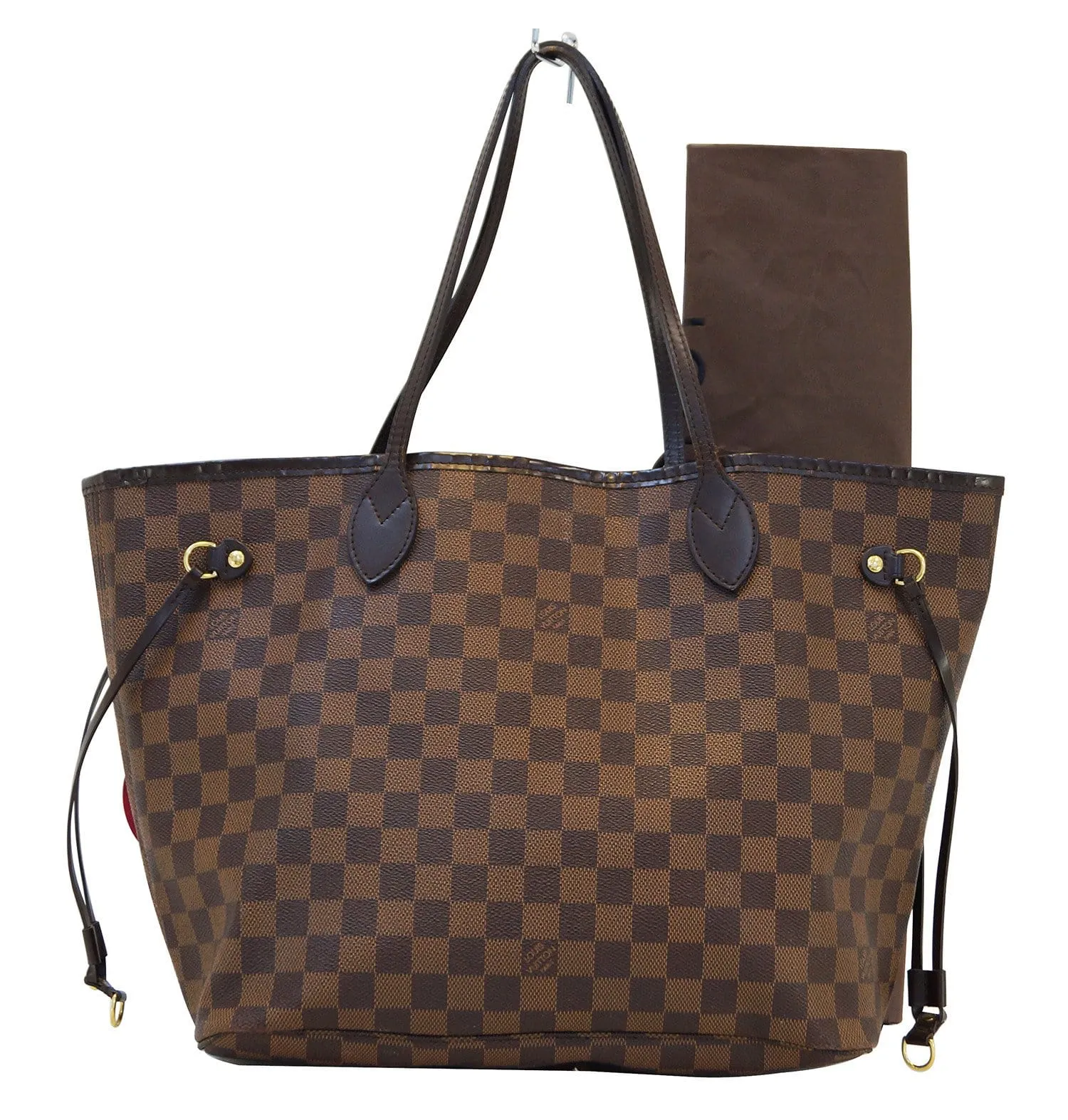 LOUIS VUITTON Damier Ebene Neverfull MM Shoulder Bag