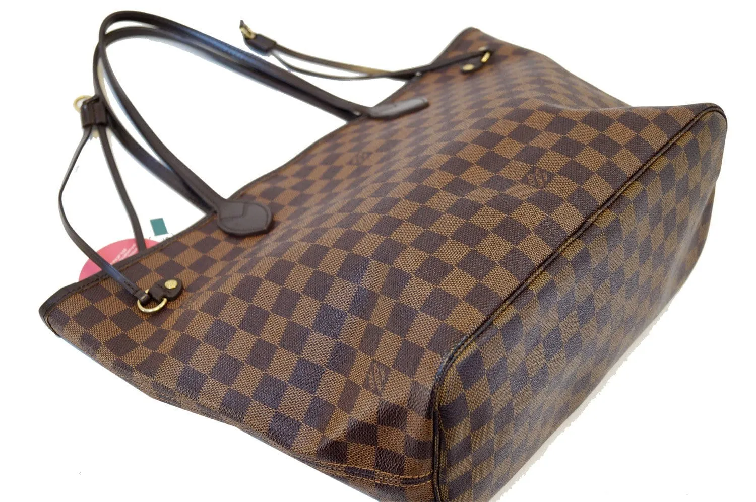 LOUIS VUITTON Damier Ebene Neverfull MM Shoulder Bag