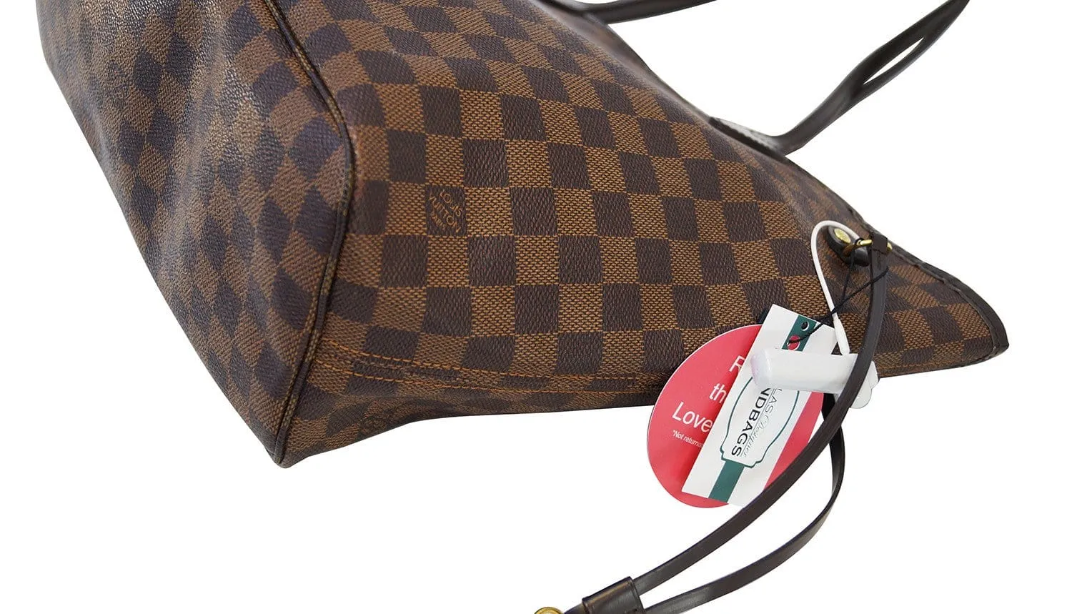 LOUIS VUITTON Damier Ebene Neverfull MM Shoulder Bag