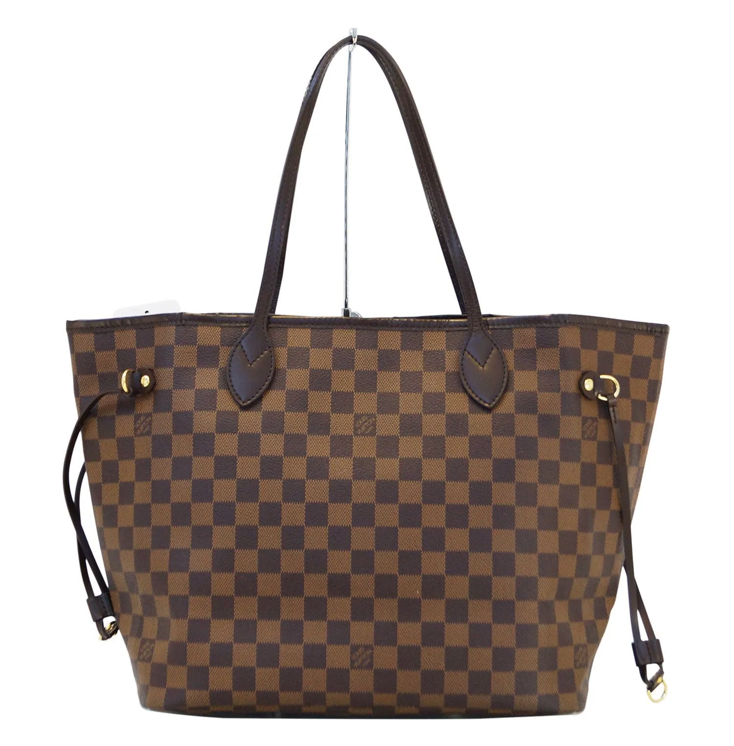 LOUIS VUITTON Damier Ebene Neverfull MM Shoulder Bag