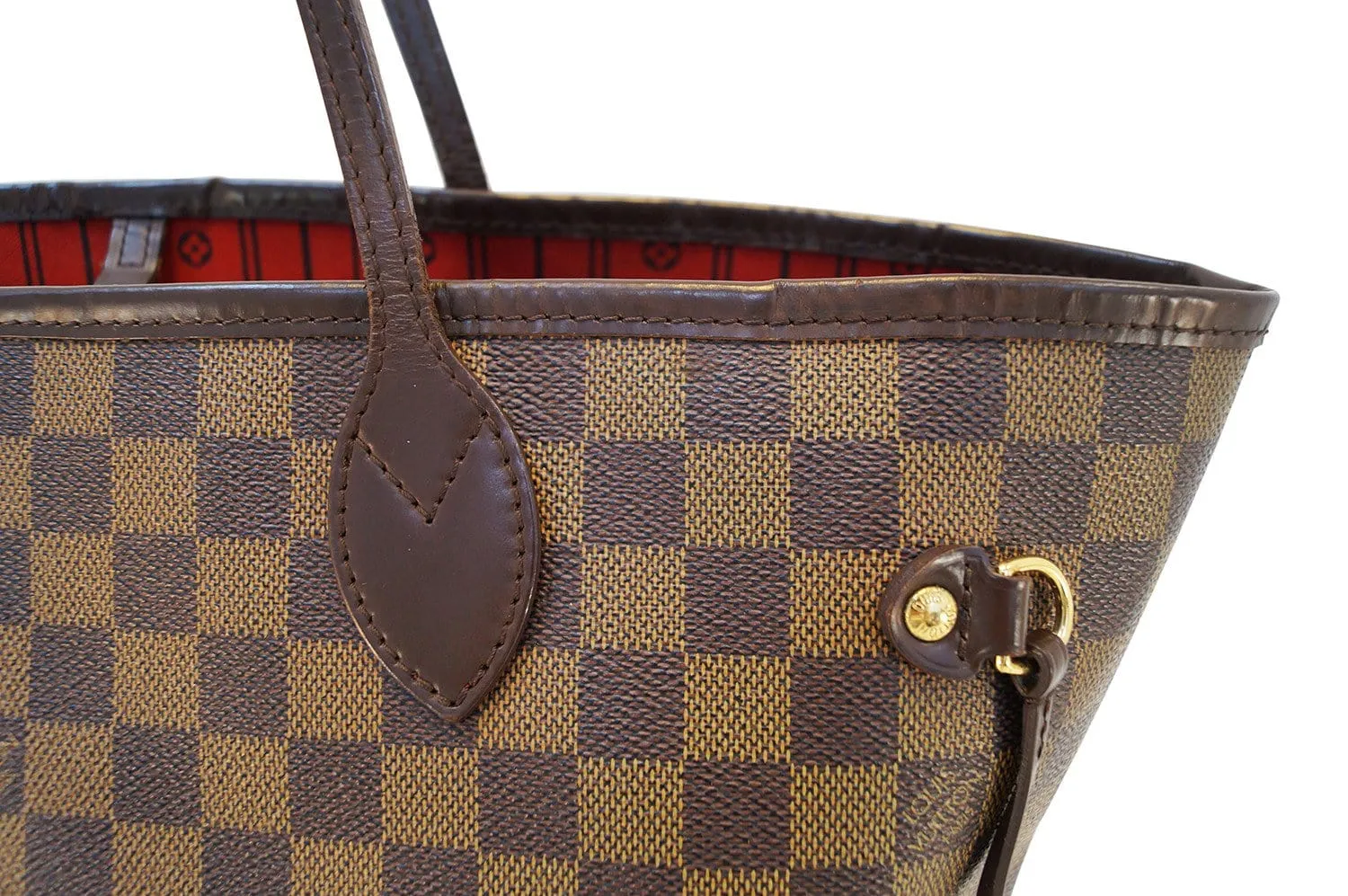 LOUIS VUITTON Damier Ebene Neverfull MM Shoulder Bag