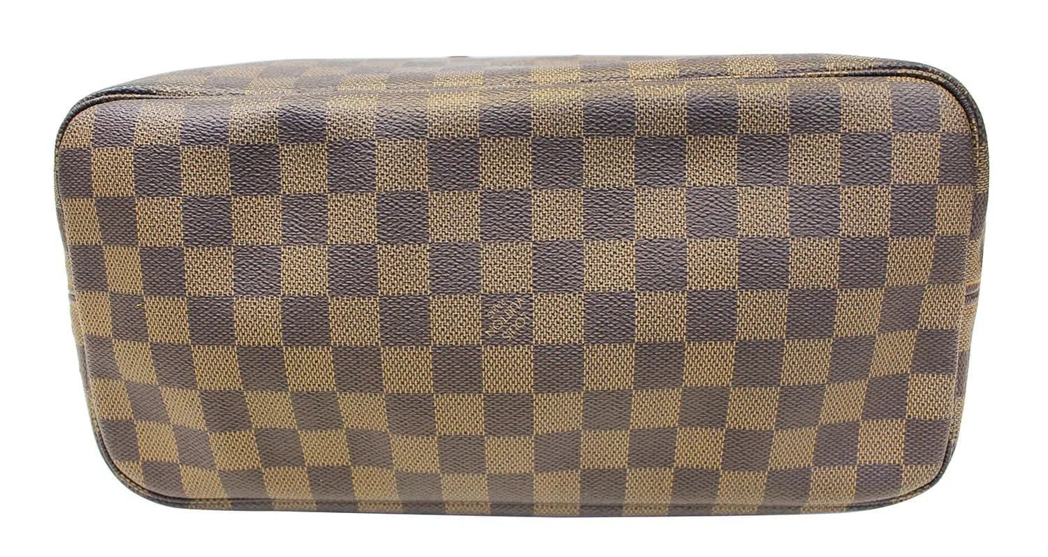LOUIS VUITTON Damier Ebene Neverfull MM Shoulder Bag