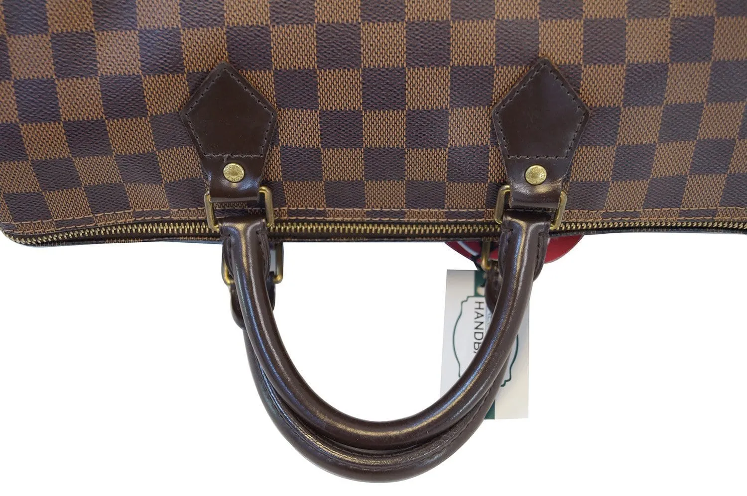 LOUIS VUITTON Damier Ebene Speedy 35 Handbag
