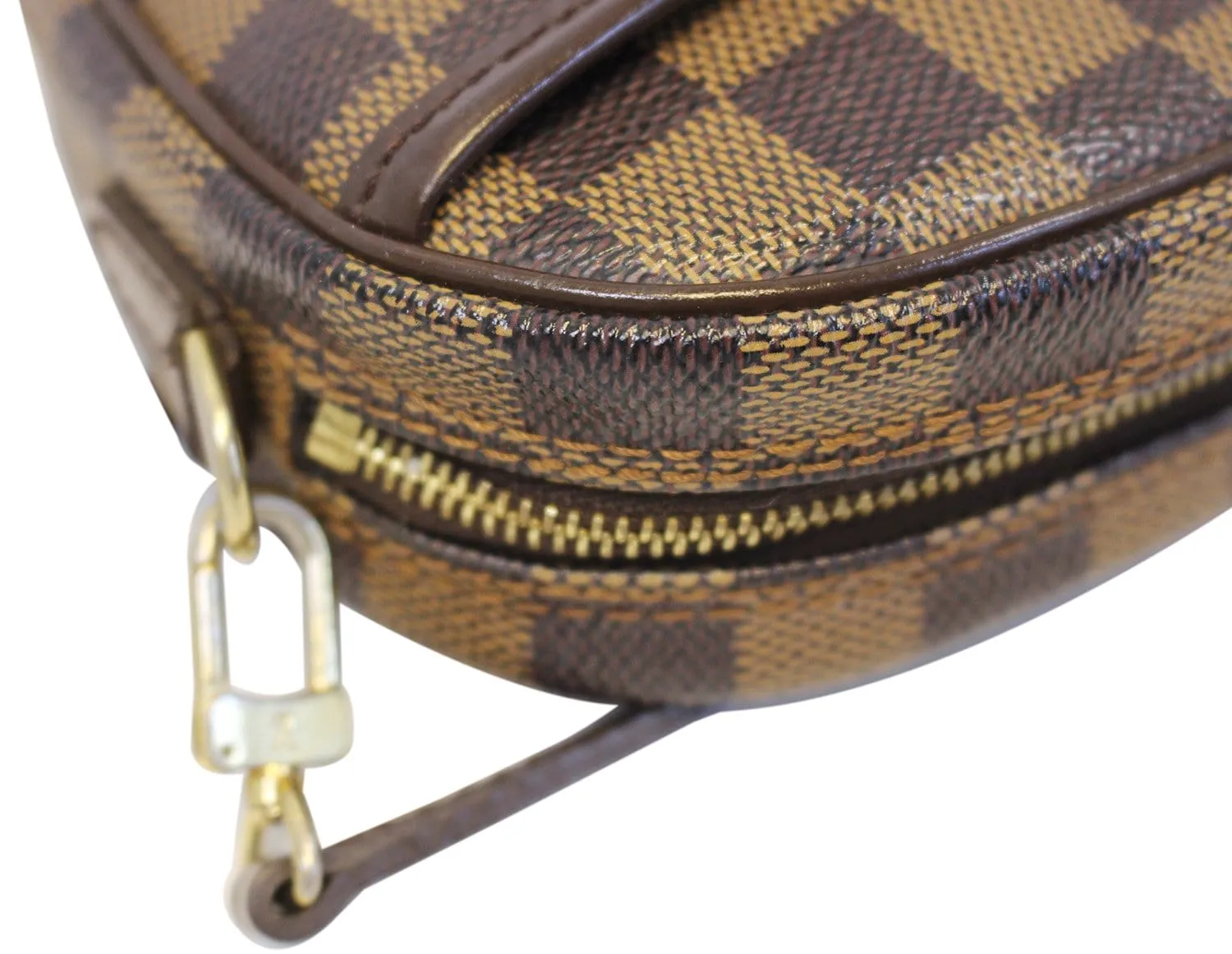 LOUIS VUITTON Damier Pochette Ipanema Shoulder Pouch