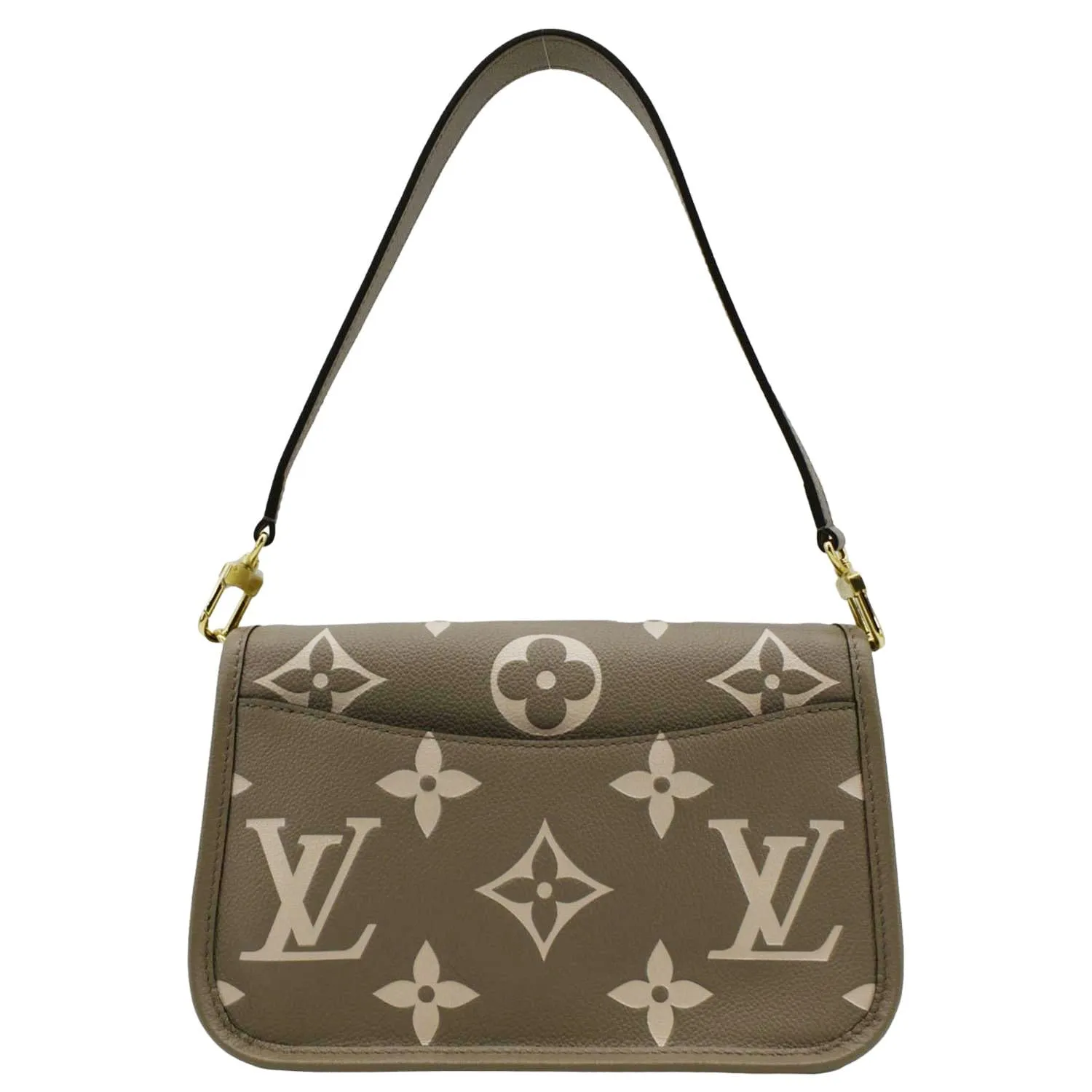 LOUIS VUITTON Diane Empreinte Monogram Leather Shoulder Bag Bicolor