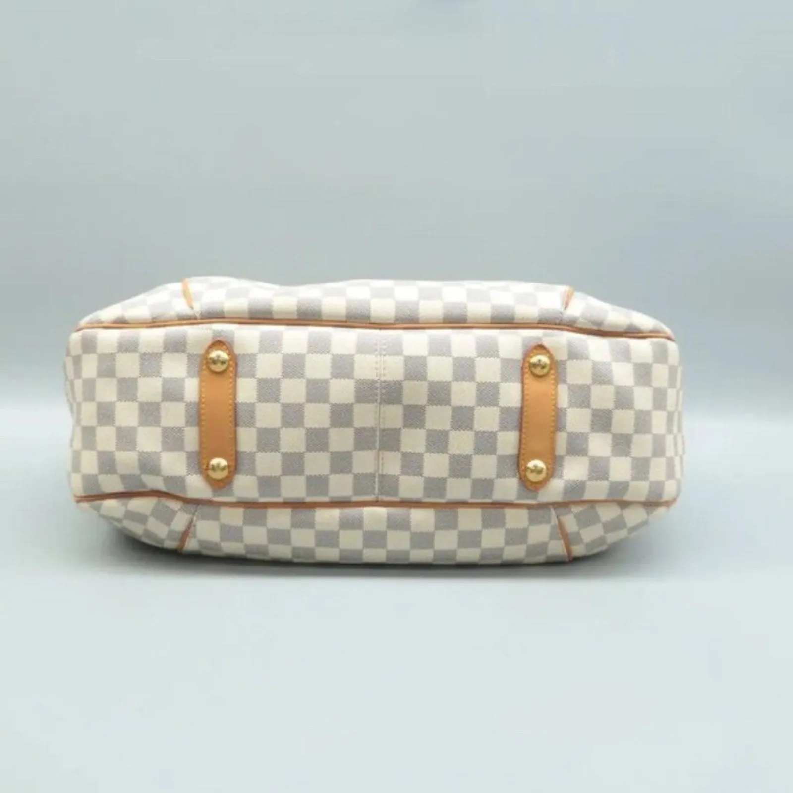Louis Vuitton Galliera GM White Damier Azur Canvas Shoulder Bag