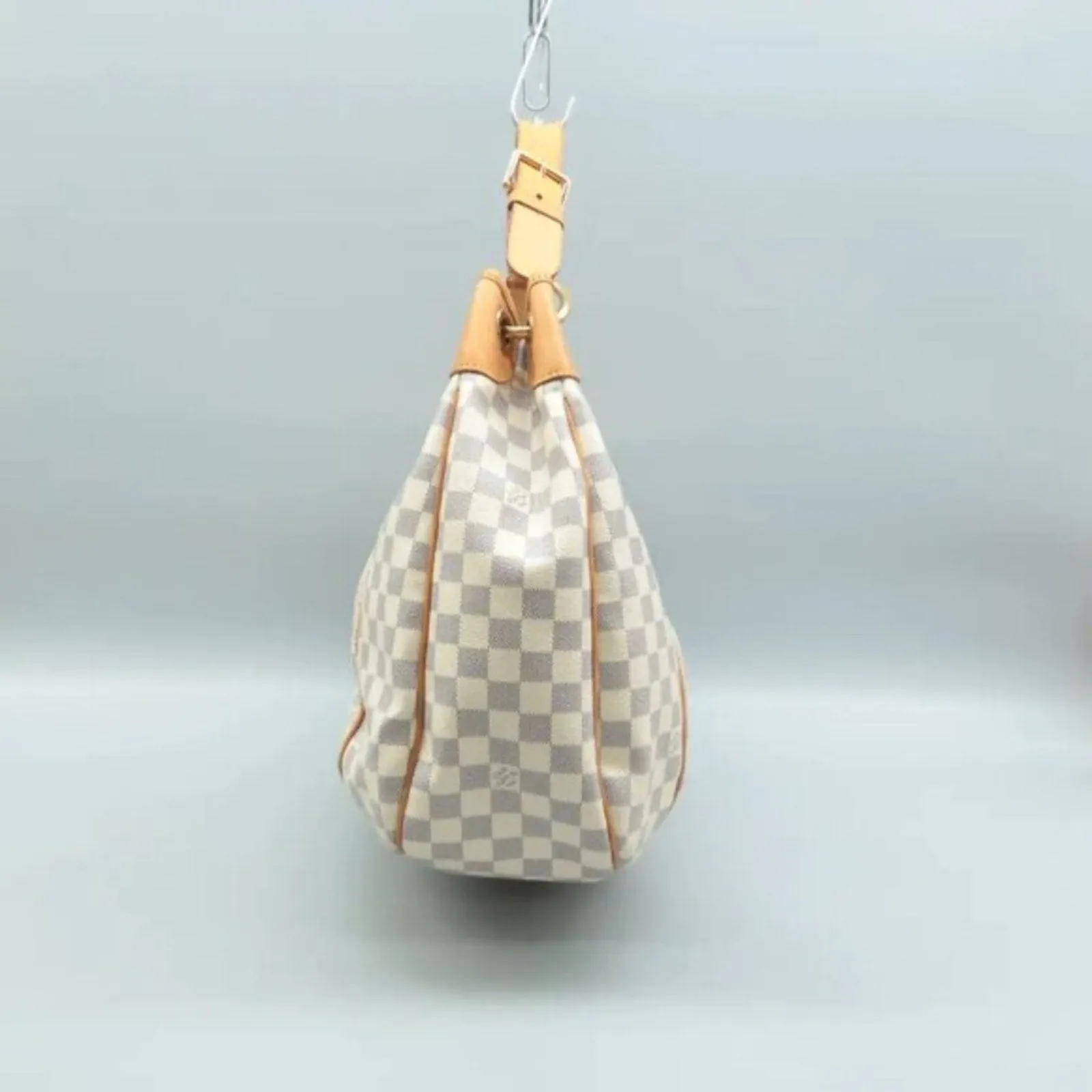Louis Vuitton Galliera GM White Damier Azur Canvas Shoulder Bag