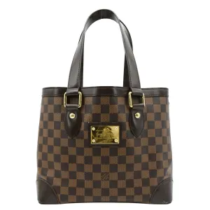 LOUIS VUITTON Hampstead PM Damier Ebene Shoulder Bag Brown