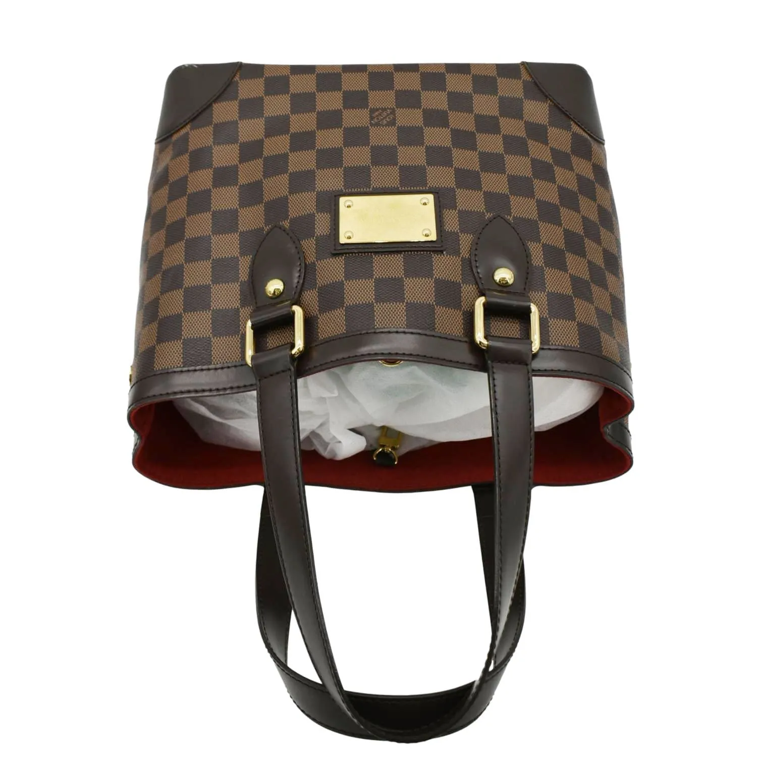 LOUIS VUITTON Hampstead PM Damier Ebene Shoulder Bag Brown