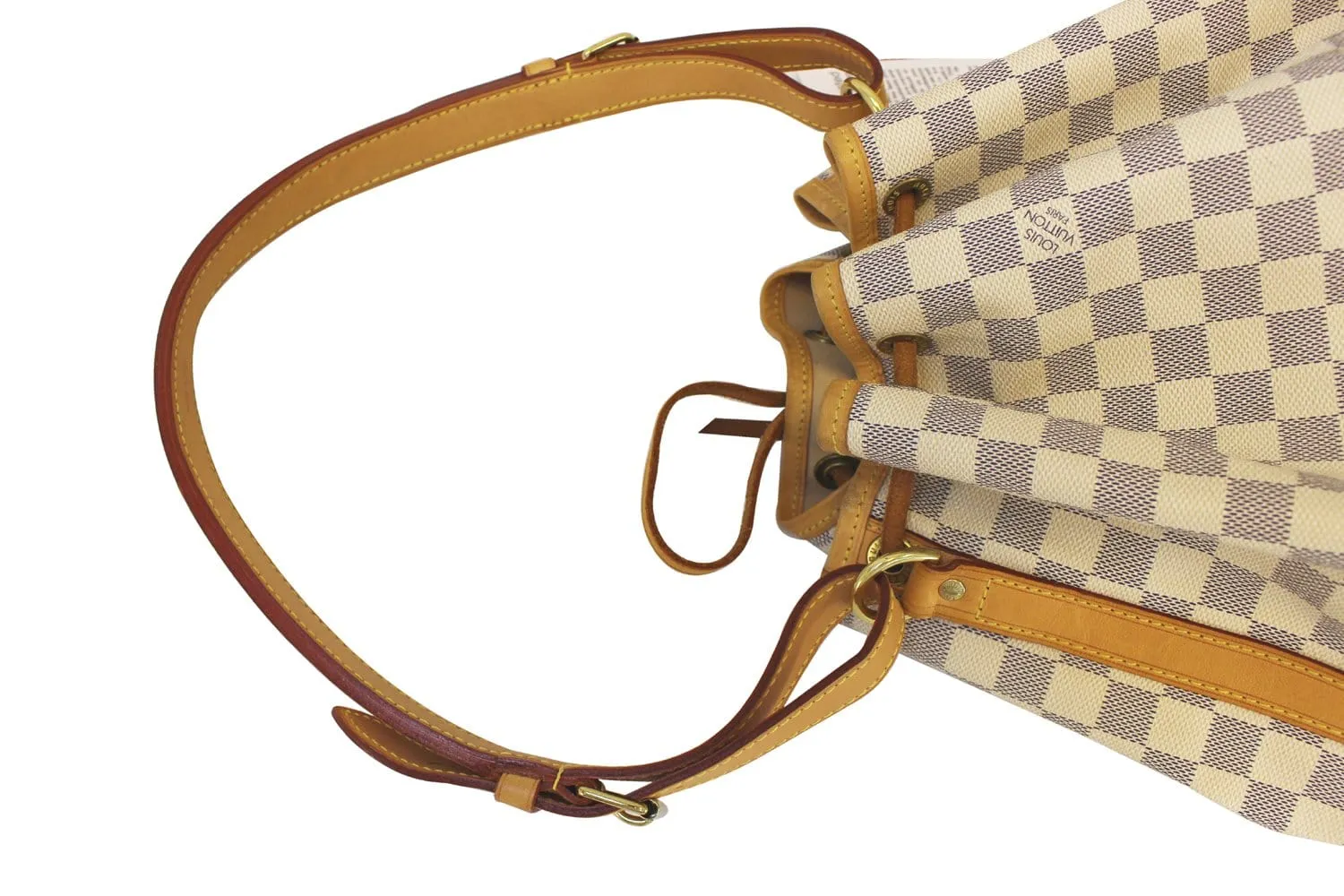 LOUIS VUITTON Large Noe Damier Azur Shoulder Bag