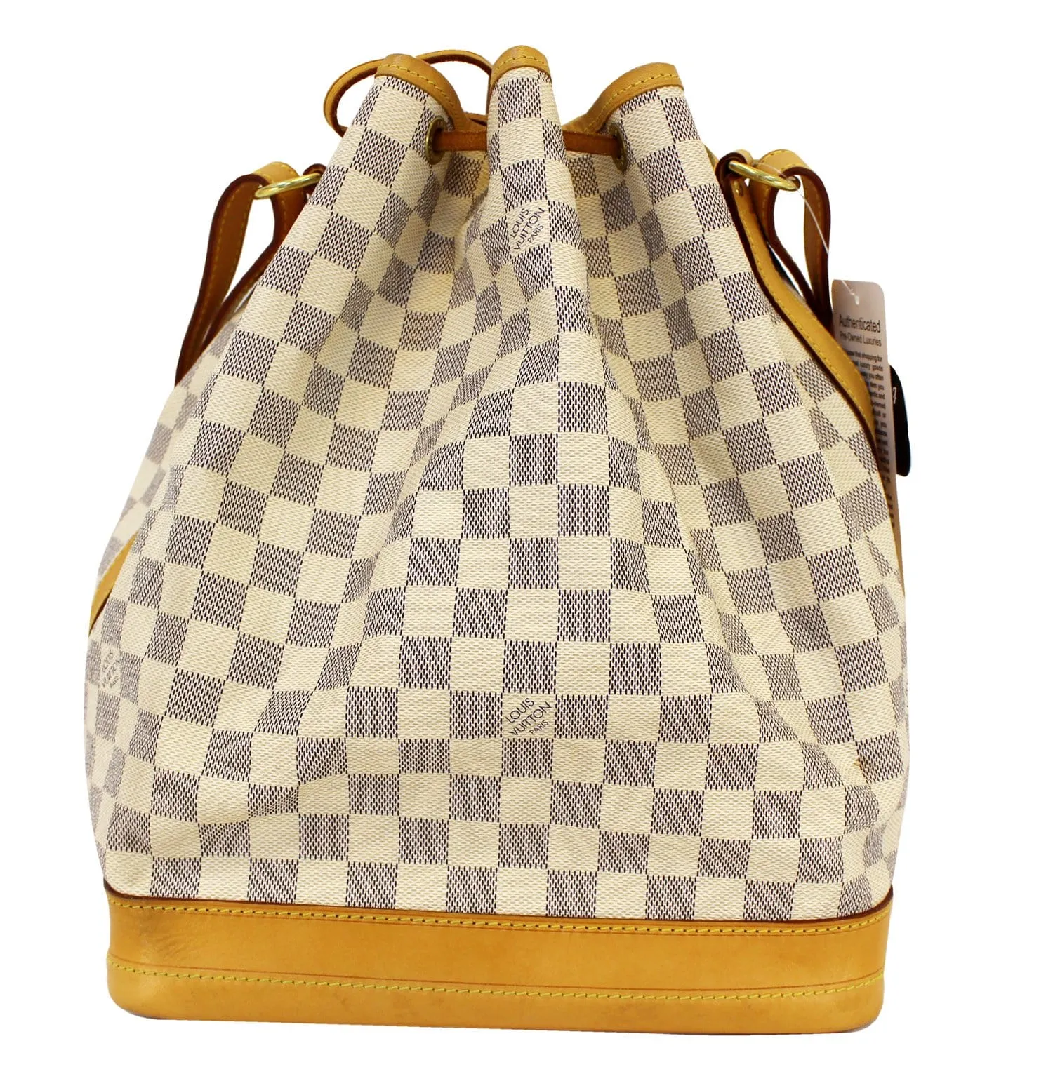 LOUIS VUITTON Large Noe Damier Azur Shoulder Bag