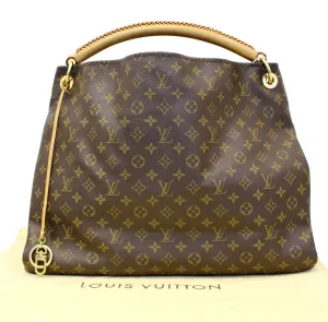 LOUIS VUITTON Monogram Canvas Artsy GM Tote Hobo Handbag Limited