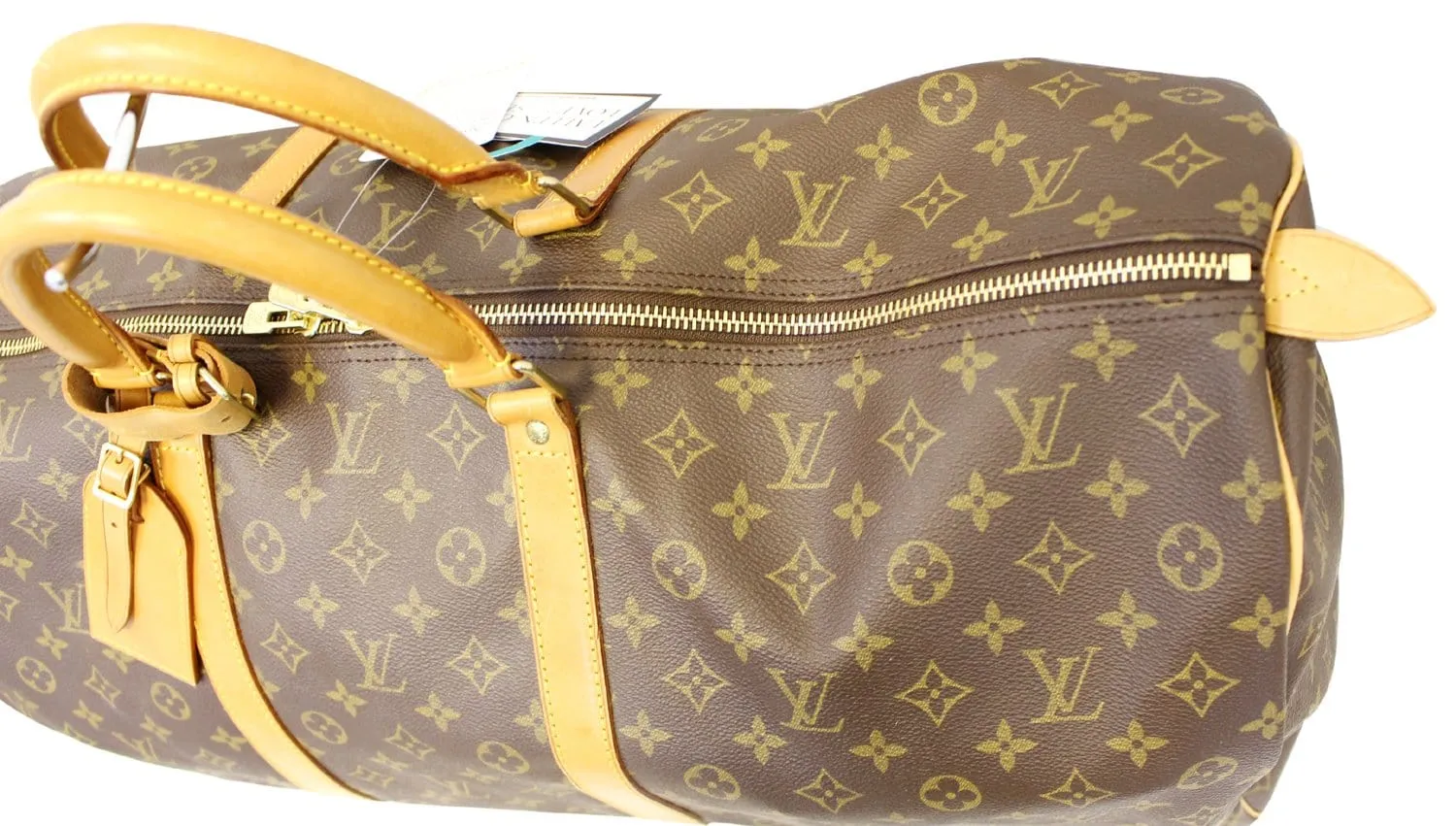 LOUIS VUITTON Monogram Canvas Brown Keepall 60 Travel Bag