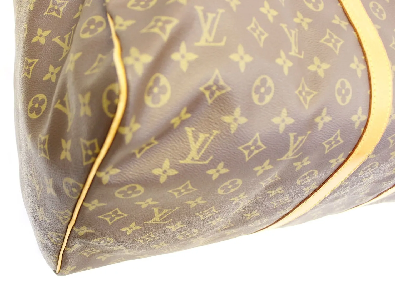 LOUIS VUITTON Monogram Canvas Brown Keepall 60 Travel Bag